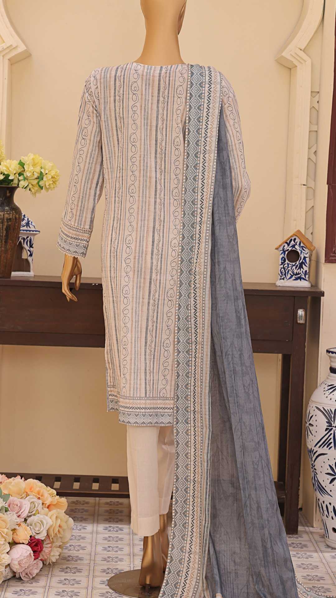 Mehak By HZ Textiles Embroidered Lawn Suit Unstitched 3 Piece I Suhaima Collection- Summer Collection