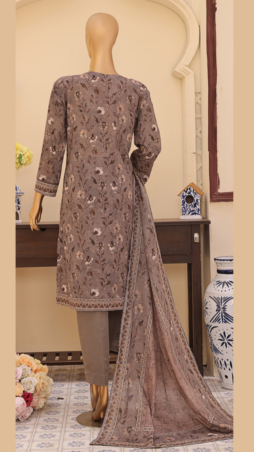 Mehak By HZ Textiles Embroidered Lawn Suit Unstitched 3 Piece I Suhaima Collection- Summer Collection