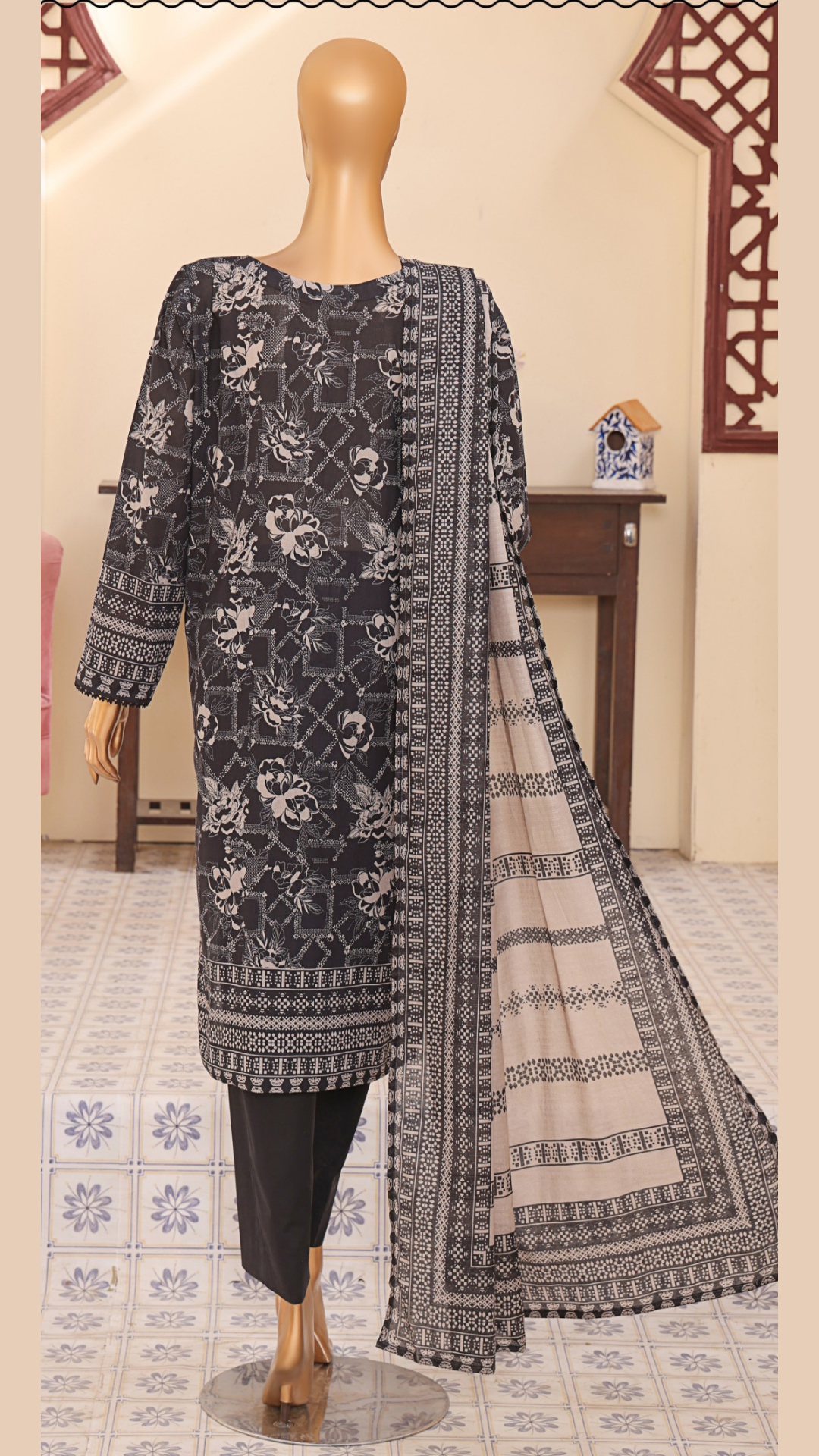 Mehak By HZ Textiles Embroidered Lawn Suit Unstitched 3 Piece I Suhaima Collection- Summer Collection
